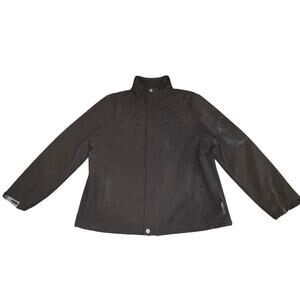 Mens Size XL Calvin Klein Men's Bomber Full Double Zip Jacket Black RN# 54163